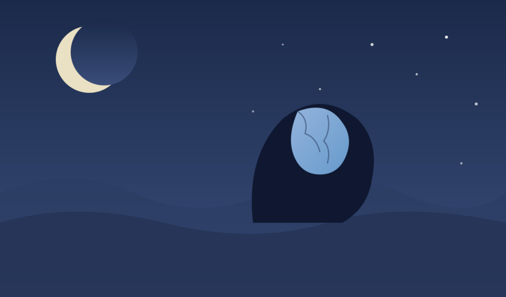 calm night brain
